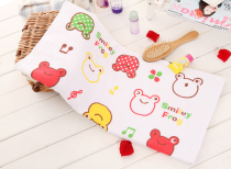 Day single care for children delicate skin printed cartoon bath towel cotton yarn and wagev double-sided AE8-F146