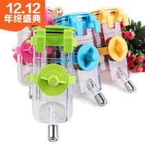 Special quality dog drinker Golden Teddy VIP dog kettle hanging pet feeder