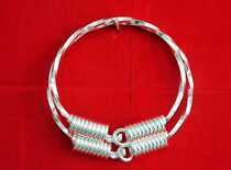 Hunan Xiangxi Miao silver hat headgear performance collars two sets