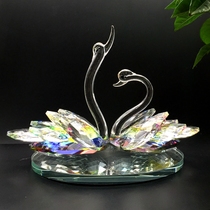 Mobile phone counter decorations ornaments car interior trinkets Crystal Swan home accessories Teachers Day gifts