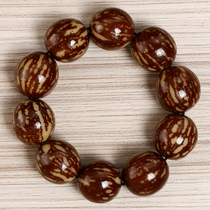 Big seed White Bodhi flower Bodhi root hand string tiger pattern Bodhi bead bracelet male and female play bead string hand held