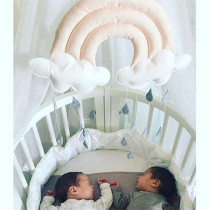 Nordic ins cloud raindrop crib pendant doll model room tent photo studio background decoration accessories