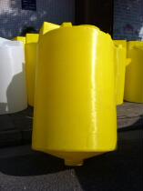 Large capacity white PE dosing barrel 1000L conical dosing box high quality 1000L cone bottom dosing barrel
