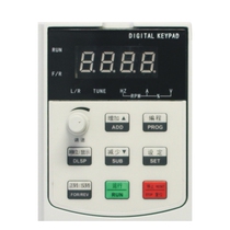 Frequency converter speed control frequency modulation operation setting keyboard panel DIGITAL keyad RUN TUNE