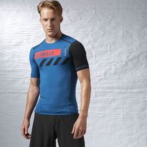 reebok reebok RPM STEP CXWORX comprehensive training top skinny T-shirt