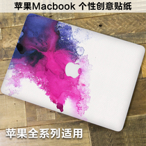 Macbook Apple M1 sticker 2020 Pro13 film Air13 inch 11 shell film 15 4 computer protective film 12 inch 16 inch mac watercolor notebook machine
