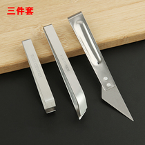 Thickened plucking device Pig hair pliers Stainless steel plucking duck hair pig hair clip In addition to chicken hair plucking fish bone fishbone tweezers