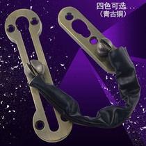 Theft Prevention Chain Green Ancient Plus Thick Door Chain Home Door Bolt Latch Safety Chain Hotel Door Lock Chain Clear Fit Chain Theft Chain