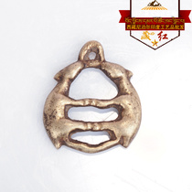 Tibet Auspicious Eight Treasures Pagoda Pestle Jeez Jeez Iron Hanging Pendant Pendant