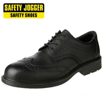 Anshui Yi labor insurance shoes SafetyJogger safety shoes Manager formal shoes cowhide anti-smashing and anti-stabbing