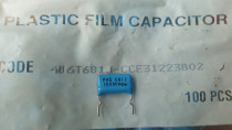 Japan Taitong CBB film capacitor 681J K 1500V 1600v P15MM