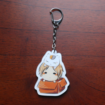 Natsume friends tent peripheral keychain Natsume Kizhi Cat teacher keychain pendant Anime peripheral pendant