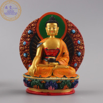 Tibetan Tantric Sakyamuni Buddha resin hand-painted Sakyamuni holy body like Sakyamuni Buddha