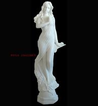 Figure stone sculptures westerns Han white jade pendulum pieces large modern European-style sculpted stone figure statue celebrity chest statue