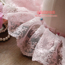 Taiwan new Korean pink cloth industry DIY hand accessories embroidery lace 85CM wide 694