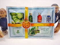 20 bags of basmak five-in-one left-spin VC stock solution set cucumber essential oil aloe Levo stock cream