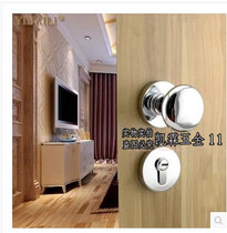 Imported version of the new black ball lock simple American indoor door lock Jane Europe bedroom door lock bright split lock