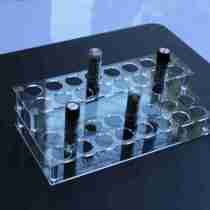 Acrylic Lip Red Shelf Double Mouth Red Display Rack Lip Color Rack Color Makeup Rack Acrylic Eye Line Liquid Shelf Shelving Shelf