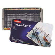 British import derwent 36 color water-soluble color pencil) Expert color lead iron box