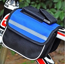 Bike bag three-in-one first bag front bag bike upper tube bag with mobile phone bag saddle bag riding bag