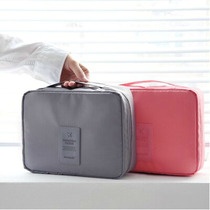 Brief BUSINESS TRIP LADY MAKEUP BAG MINI HAND LARGE CAPACITY PARTITION SMALL NUMBER NEUTRAL SQUARE WASH BAG