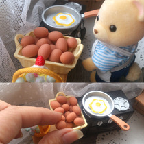 1:12 Household accessories Food play scene accessories-eggs
