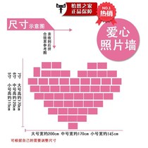 Love hanging decoration room decoration photo frame photo wall sticker bedroom warm romantic wall sticker wallpaper self-adhesive