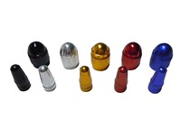 Car bicycle Aluminum alloy gas nozzle cap Valve cap Gas nozzle cap Color beauty mouth method mouth