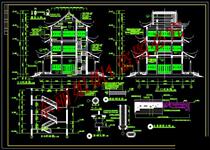 Changge ancient building construction cad drawing (dwg) building dwg drawing