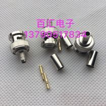 BNC-J-C-3 cold indenter Q9 male head pressure joint pure copper BNC joint Q9 male joint 50-3 coaxial 50