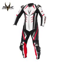 Shanghai Huangxin new SBK conjoined leather clothing racing leather clothing motorcycle racing clothing