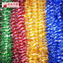 Christmas decorations New Years Day flowers New Year shop window holiday decoration Ssangyong ribbon color strips