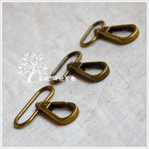 (forest wholesale) day single inner diameter 20 25 32MM ancient bronze color dog buckle braces 50 packets]