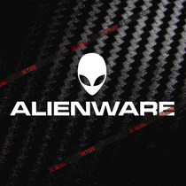 Alienware Logo Metal Stickers DELL Dell Alien Metal Stickers Computer DIY Radiation Stickers