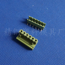 KF2EDG plug-in terminal block green 6P curved pin spacing 5 08mm 0 155 special price