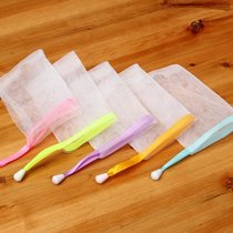 Japanese foam cleansing facial washing handmade soap foaming net bathing facial cleanser foaming net can hang soap foaming bag