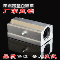 Linear closed extended box type slider bearing optical axis guide bearing seat module sc12 16 20 40luu