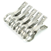 Windproof powerful stainless steel drying clothes clip underpants socks tie clothes hanger clothes clips 5 8 20 clothes