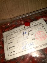  TAIWAN HUARONG HJC CBB CAPACITOR 684J K 0 68UF 100V FOOT DISTANCE 10MM