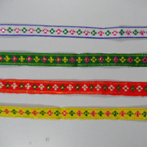 Dance Costume Accessories Ethnic Computer Embroidered Webbing Lace Lace 1 Cm Wide