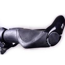 Mountain bike bicycle lock dead handle one-piece handle folding car aluminum alloy Horn human meat ball handle