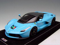 Italy MR 1:18 Ferrari LAFERRARI pink blue Italian flag version hand model