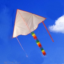 Blank DIY kite 30m line put brush paint kindergarten hand painting school teaching kite