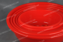 Large Red Baby Thickened Plastic Washbasin Laundry Basin Plastic Washbasin Large Basin Washbasin Large Basin Wash Basin Resistant