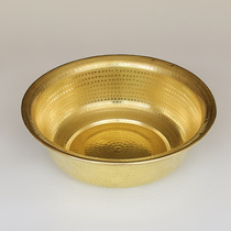 Pure copper basin Handmade pure copper basin Wedding side narrow basin Pure copper basin Foot bath Face wash foot wash basin Red brass basin