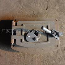 Boiler accessories bow-type oven door Watch fire door push-pull fire door manufacturer guarantees quality square furnace door