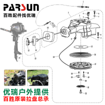 Yum Outboard Engine Motor Two or Four Stroke Hand Pull Start Pull Plate General Accessories