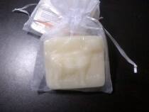 Korea Angina Organic Goat Milk Soap No pigment No fragrance Handmade soap foam bag 150g