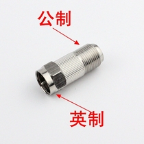 F head Imperial F male (imperial) to F female (metric) metric to imperial adapter cable TV connector