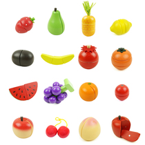 Damei Tiancheng fruit magnetic cutting fruit toys Childrens house vegetables cutting music toys
